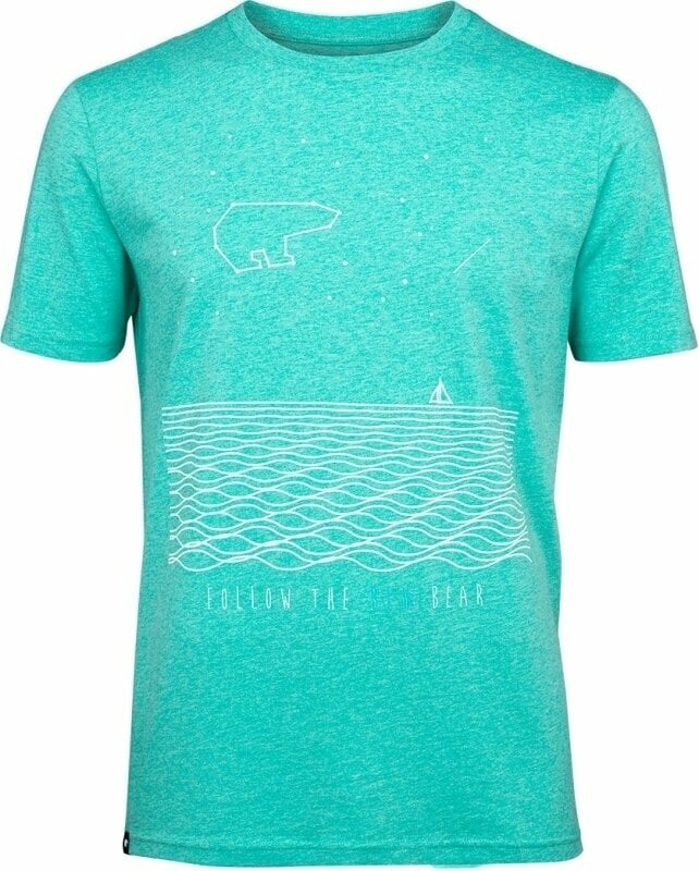 Koszula outdoorowa Eisbär Sail T-Shirt Unisex Midgreen Meliert S Koszula outdoorowa