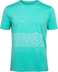 Outdoorové tričko Eisbär Sail Unisex Midgreen Meliert