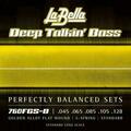 La Bella 760FGS-B Deep Talkin' Bass Standard 45-128 Saiten für 5-saitigen E-Bass, Saiten für 5-Saiter E-Bass (Wie neu)