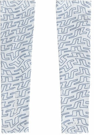 Termokläder J.Lindeberg Esther Golf Print Sleeves White Outline Bridge Swirl M/L