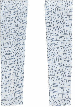 Abbigliamento termico J.Lindeberg Esther Golf Print Sleeves White Outline Bridge Swirl XS/S