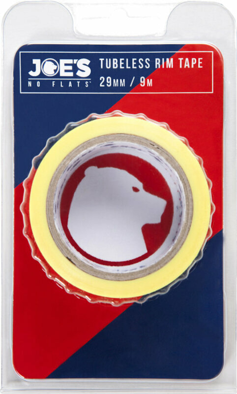 Binnenbanden Joe's No Flats Tubeless Rim Tape 60 m 29 mm Yellow Rimtape