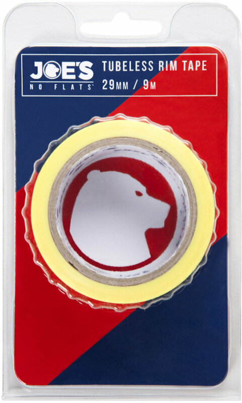 Schläuche Joe's No Flats Tubeless Rim Tape 9 m 33 mm Yellow Felgenbänder
