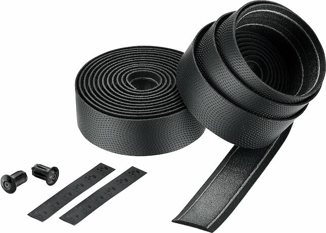Ruban de barre Ciclovation Advanced Leather Touch Black Ruban de barre