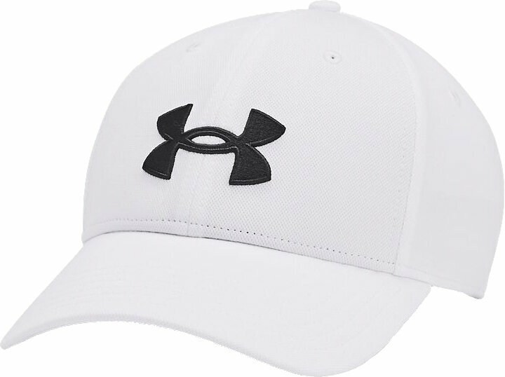 Mütze Under Armour Men's UA Blitzing Adjustable Hat White/Black