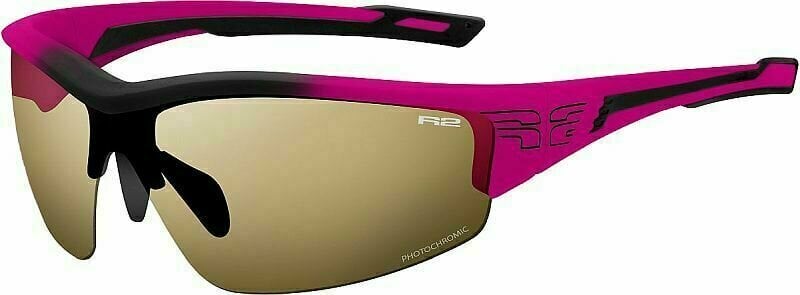Cyklistické brýle R2 Wheeller Magenta Pink/Black/Brown To Grey Photochromatic Cyklistické brýle