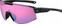 Óculos de ciclismo R2 Edge Metallic Dark Grey/Pink/Blue Revo Óculos de ciclismo