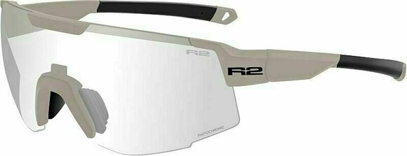 Okulary rowerowe R2 Edge Sand Warm Grey/Clear To Grey Photochromatic Okulary rowerowe - 1