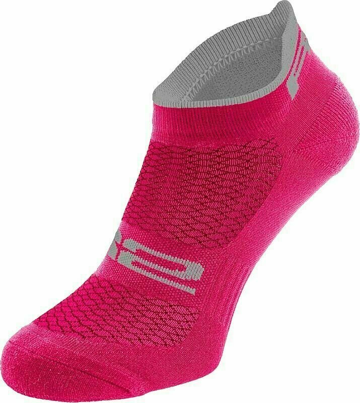 Cyklo ponožky R2 Tour Bike Socks Pink/Grey M Cyklo ponožky