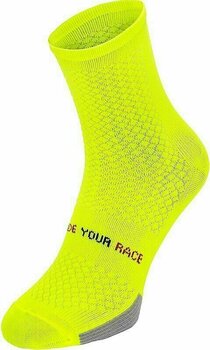 Чорапи за колоездене R2 Endurance Bike Socks Neon Yellow S Чорапи за колоездене - 1