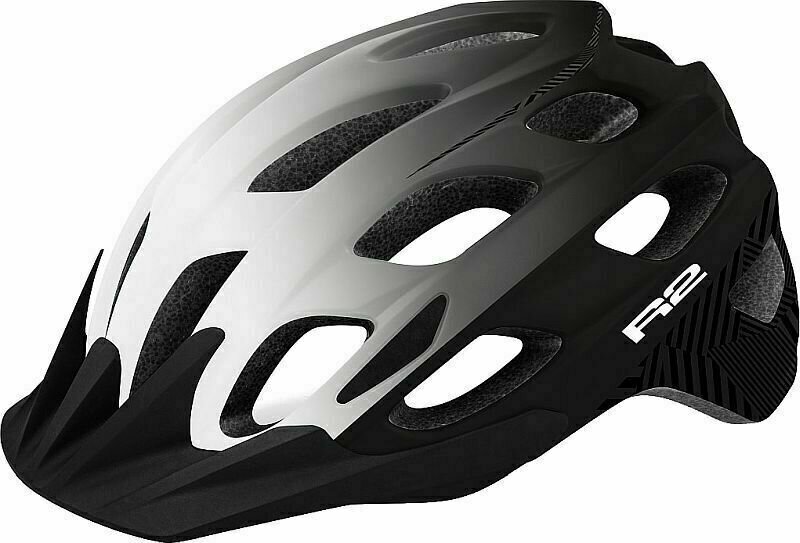 Cyklistická helma R2 Cliff Helmet White/Black M Cyklistická helma