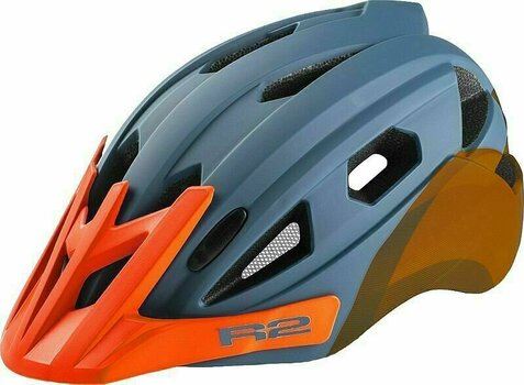 Cască bicicletă copii R2 Wheelie Helmet Petrol Blue/Neon Orange M Cască bicicletă copii - 1