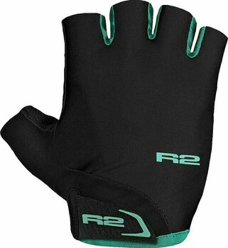 Cyklistické rukavice R2 Riley Bike Gloves Black/Mint Green XS Cyklistické rukavice - 1