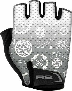 Cyklistické rukavice R2 Easer Bike Gloves White/Grey M Cyklistické rukavice - 1