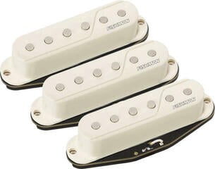 Single Pickup Fishman Fluence Single Width Strat Set White Single Pickup