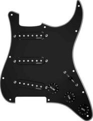 Single Pickup Fishman Fluence Single Width Loaded Pickguard Strat Black Single Pickup