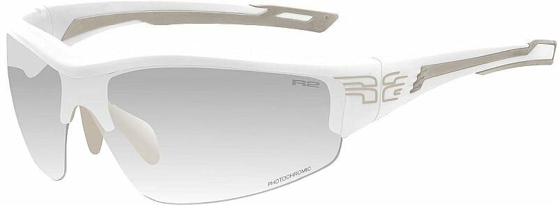 Óculos de ciclismo R2 Wheeller White/Grey To Grey Photochromatic Óculos de ciclismo