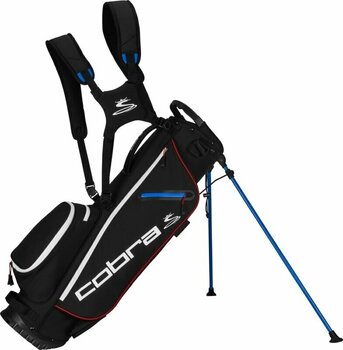 Geanta pentru golf Cobra Golf Ultralight Sunday Stand Bag Puma Black/Electric Blue Geanta pentru golf - 1