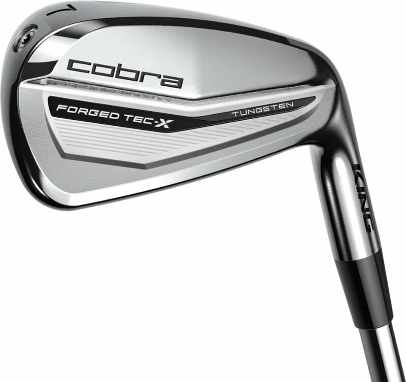 Стик за голф - Метални Cobra Golf King Forged Tec X Irons 4-PW RH Graphite Stiff