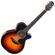 Takamine GF30CE-BSB Brown Sunburst Електро-акустична китара Джъмбо