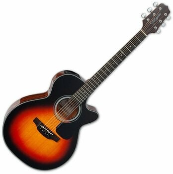 Jumbo elektro-akoestische gitaar Takamine GF30CE-BSB Brown Sunburst - 1