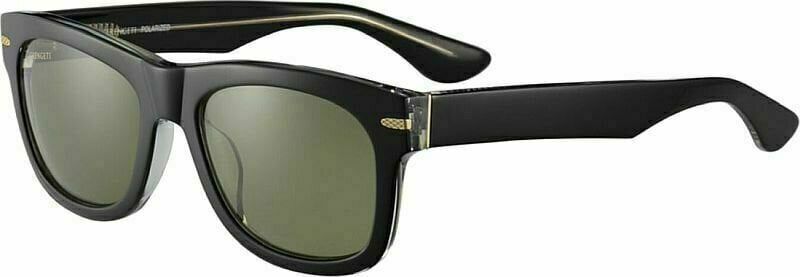 Lifestyle Glasses Serengeti Foyt Shiny Black Transparent Layer/Mineral Polarized M Lifestyle Glasses