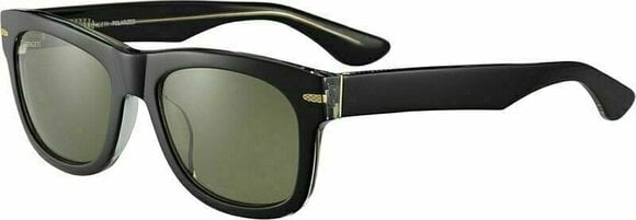 Lifestyle Glasses Serengeti Foyt Shiny Black Transparent Layer/Mineral Polarized M Lifestyle Glasses - 1
