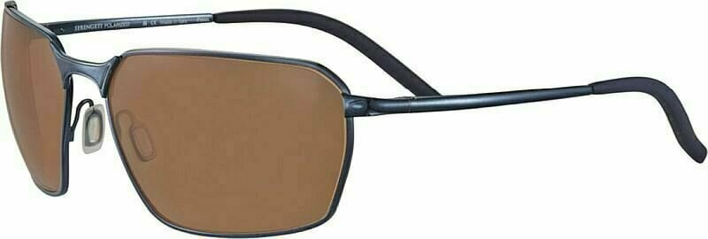 Lifestyle Glasses Serengeti Shelton Shiny Navy Blue/Mineral Polarized Drivers Lifestyle Glasses
