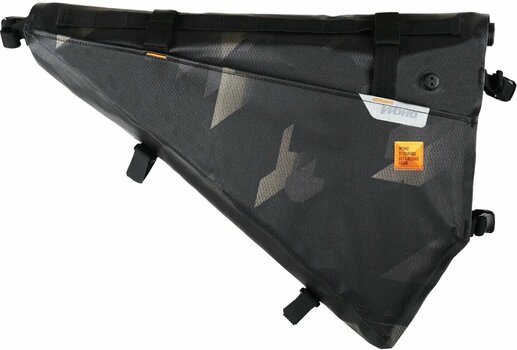 Чанта за велосипеди Woho X-Touring Dry Чанта за рамка Cyber Camo Diamond Black L 12 L - 1