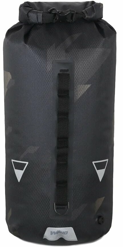 Bolsa de bicicleta Woho X-Touring Dry Bag Cyber Camo Diamond Black 15 L Bolsa de bicicleta