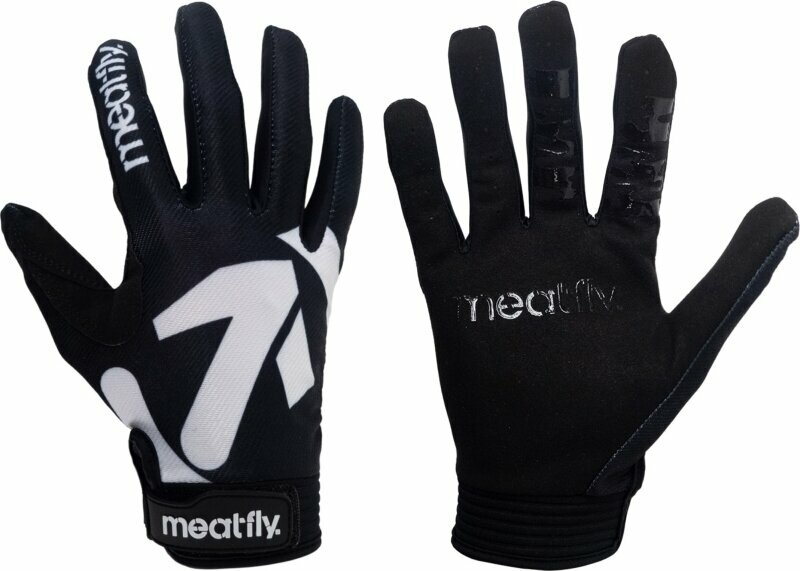 Cyklistické rukavice Meatfly Handler Bike Gloves Black XL Cyklistické rukavice