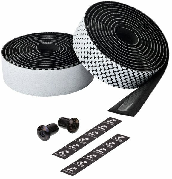 Bar tape Ciclovation Advanced Leather Touch Fusion White Bar tape
