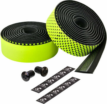 Bar tape Ciclovation Advanced Leather Touch Fusion Neon Yellow Bar tape - 1