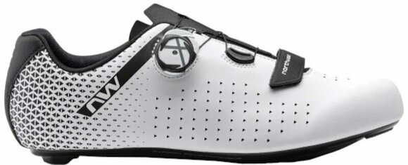 Chaussures de cyclisme pour hommes Northwave Core Plus 2 Shoes White/Black 43,5 Chaussures de cyclisme pour hommes - 1