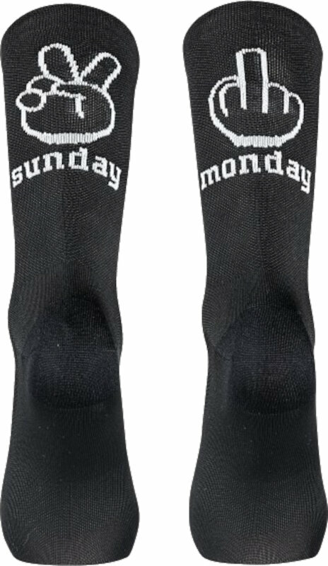 Biciklistički čarape Northwave Sunday Monday Sock Black L Biciklistički čarape
