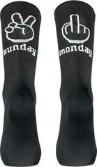 Fahrradsocken Northwave Sunday Monday Sock Black S Fahrradsocken