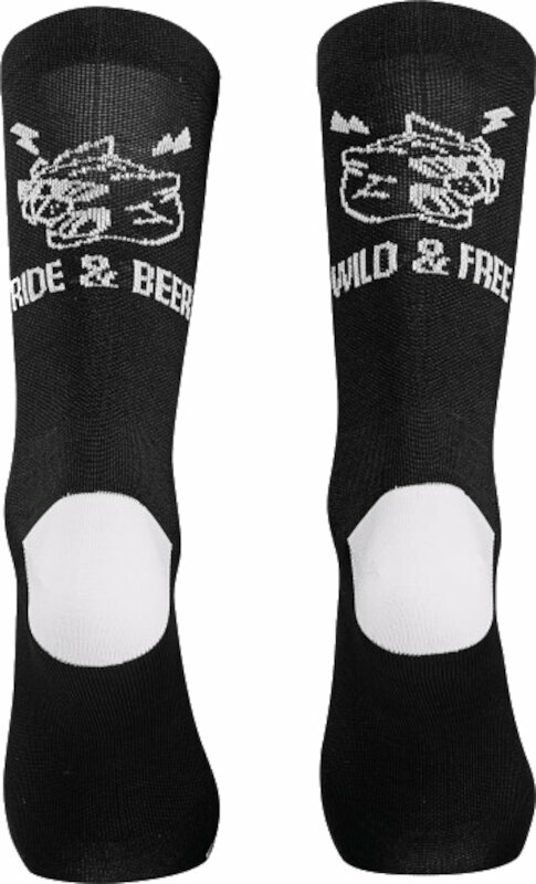 Biciklistički čarape Northwave Ride & Beer Sock Black L Biciklistički čarape