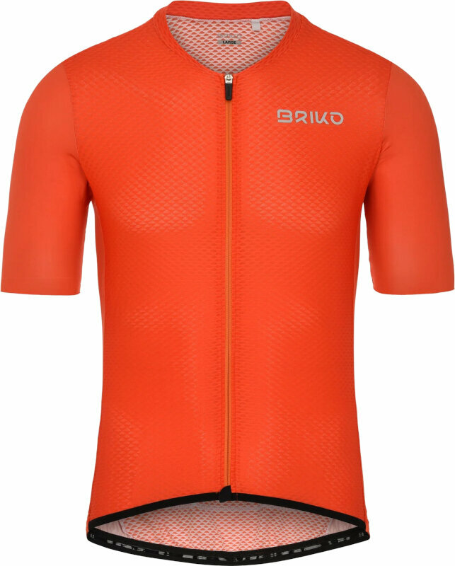 Odzież kolarska / koszulka Briko Endurance Jersey Golf Orange M