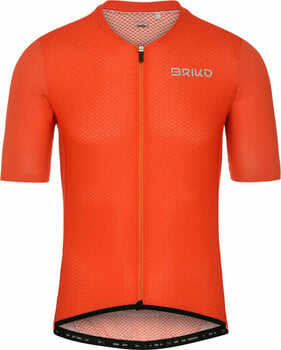 Pyöräilypaita Briko Endurance Jersey Pelipaita Orange M - 1