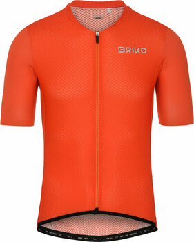 Cycling jersey Briko Endurance Jersey Orange L - 1