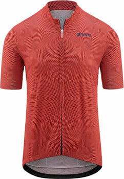 Odzież kolarska / koszulka Briko Classic Jersey 2.0 Golf Red Flame Point/Black Alicious L - 1