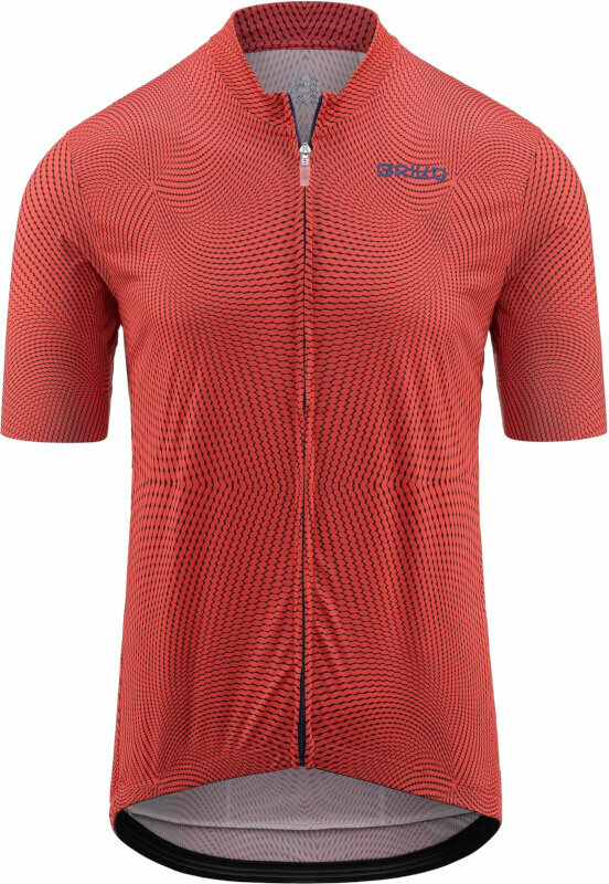Odzież kolarska / koszulka Briko Classic Jersey 2.0 Red Flame Point/Black Alicious XL