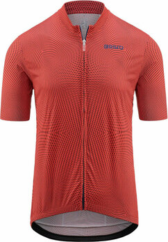 Odzież kolarska / koszulka Briko Classic Jersey 2.0 Red Flame Point/Black Alicious XL - 1