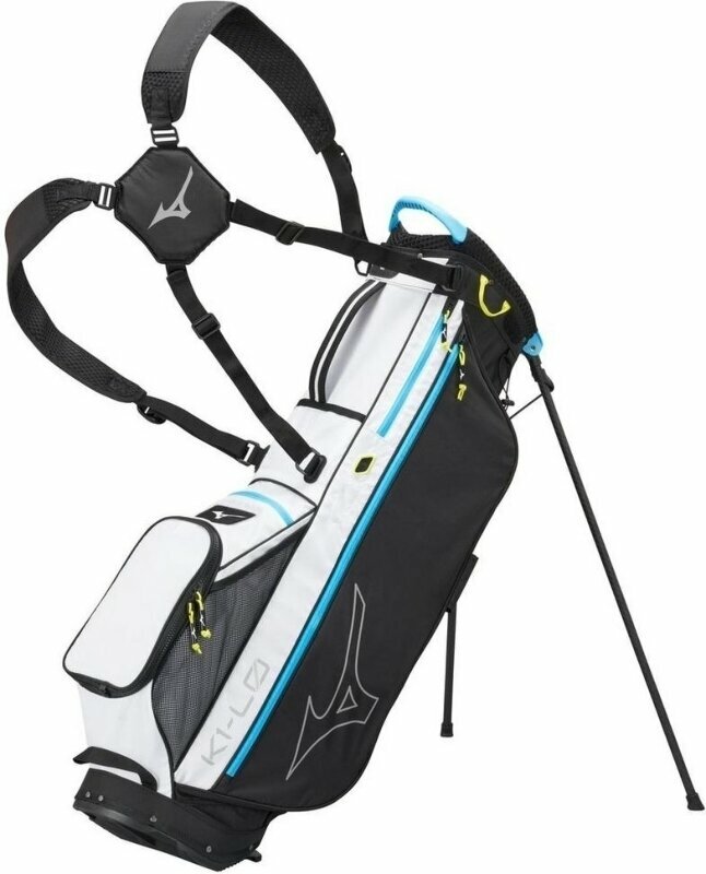 Bolsa de golf Mizuno K1LO Lightweight Stand Bag Black/White Bolsa de golf