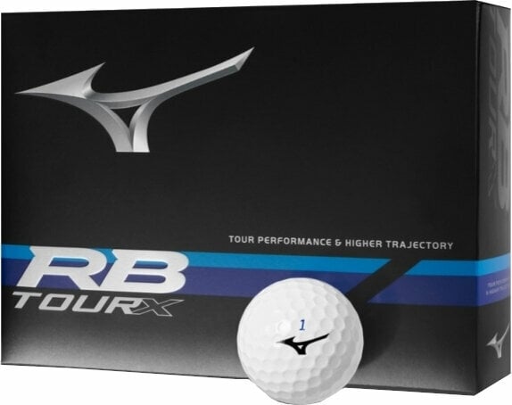 Нова топка за голф Mizuno RB Tour X Golf Balls White