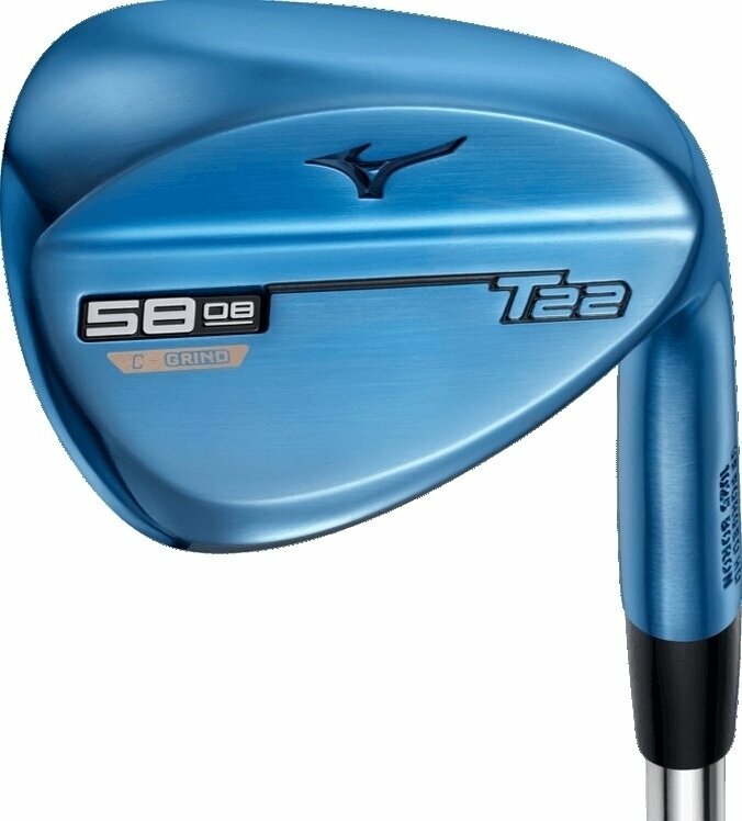 Mazza da golf - wedge Mizuno T22 Blue IP Wedge RH 58 L