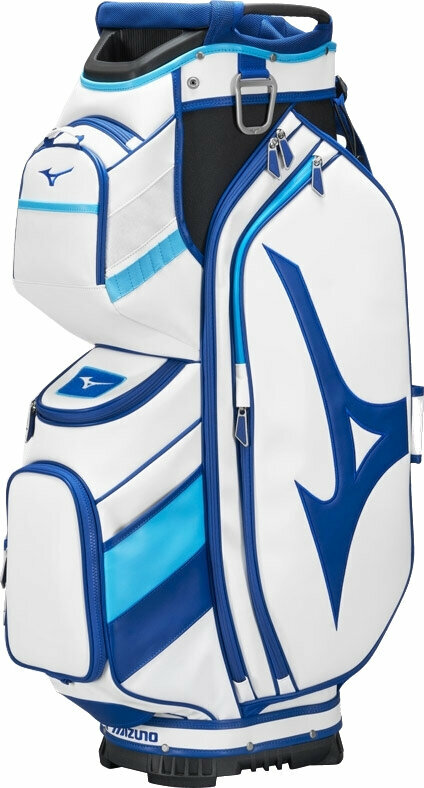 Saco de golfe Mizuno Tour Cart Bag White/Blue Saco de golfe