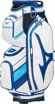 Golfbag Mizuno Tour Cart Bag White/Blue Golfbag - 1