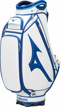 Saco de golfe a tiracolo Mizuno Tour Staff Bag White/Blue - 1