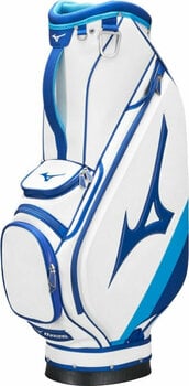 Golfbag Mizuno Tour Staff Cart Bag White/Blue Golfbag - 1